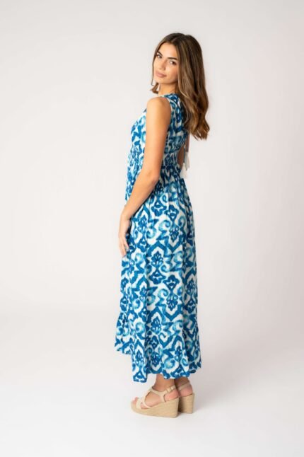 Vestido Largo Jaspreed Blue — vista 2