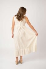 Vestido Largo Jaspreed White — vista 2