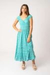 Vestido Largo June Green Legui