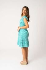 Vestido Corto Lisa Green — vista 2