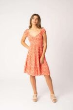 Vestido Corto Lisa Red — vista 2