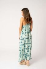 Vestido Largo Mica Aqua — vista 3
