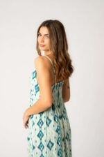 Vestido Largo Mica Aqua — vista 2