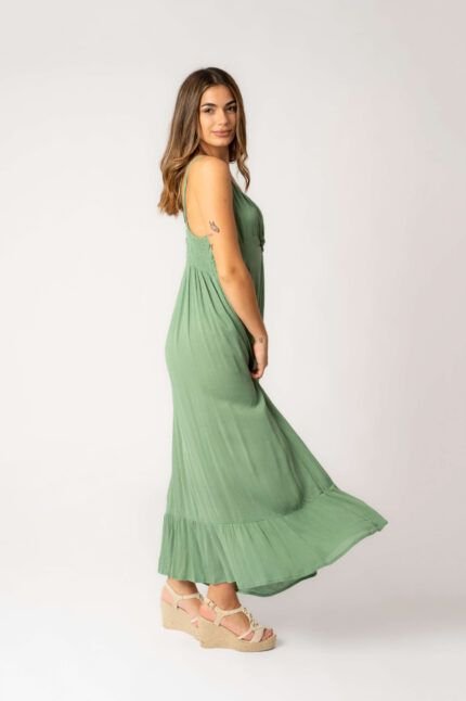 Vestido Largo Mica Green — vista 2