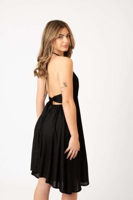 Vestido Corto Mikonos Black — vista 2