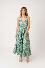 Vestido Largo Nerea Aqua