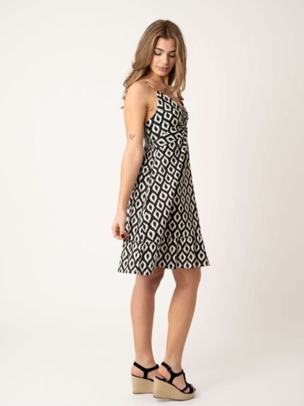Vestido Corto Rose Black