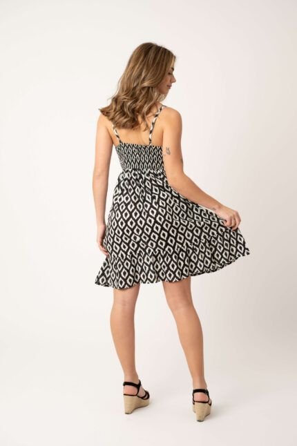 Vestido Corto Rose Black — vista 2