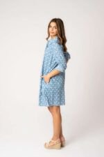 Camisa Midi Sara Blue — vista 2