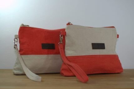 Bolso Bicolor Montecarlo Natural Teja — vista 2