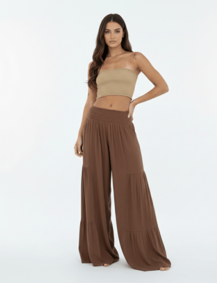 Top Bustier Beige — vista 2