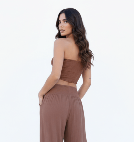 Top Bustier Chocolate — vista 2