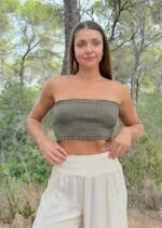 Top Bustier Caqui — vista 2