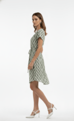 Vestido Corto Oasis Green — vista 3