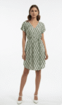 Vestido Corto Oasis Green
