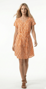Vestido Corto Oasis Teja — vista 3