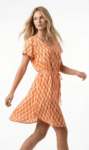 Vestido Corto Oasis Teja