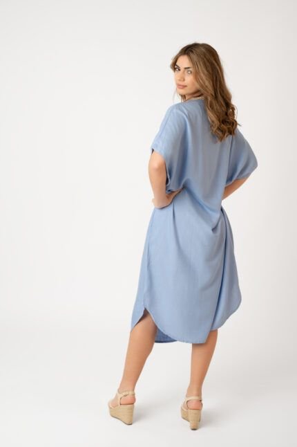 Vestido Corto Athenea Sky Blue — vista 2
