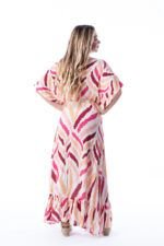 Vestido Largo Celine Red — vista 3