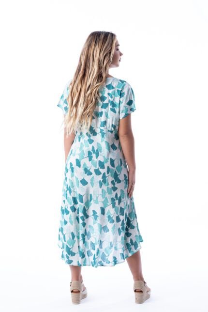 Vestido Corto Corina Aqua — vista 2