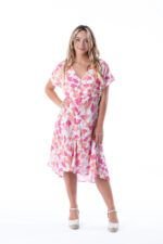 Vestido Corto Corina Red — vista 3