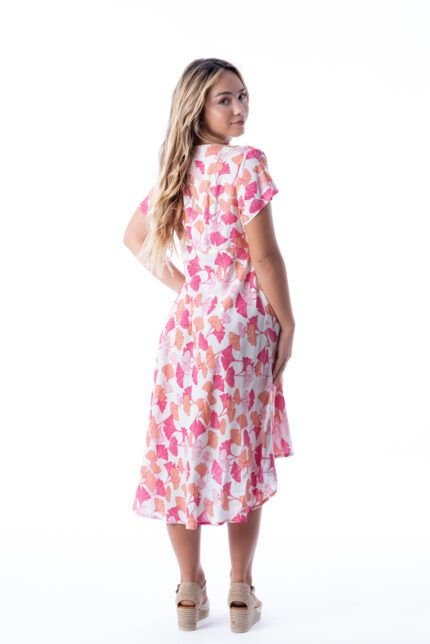Vestido Corto Corina Red — vista 2