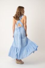 Vestido Largo Daisy Sky Blue — vista 3