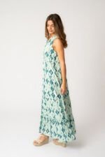 Vestido Largo Fernanda Aqua — vista 3