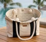 Bolso Bicolor Formentera Natural Black — vista 2