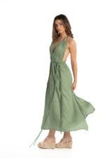 Vestido Largo Indira Green — vista 2