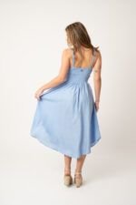 Vestido Largo Inti Sky Blue — vista 3