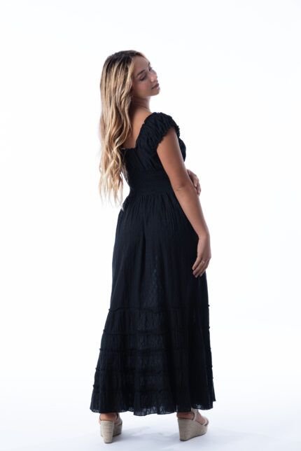 Vestido Largo June Black — vista 2