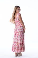 Vestido Largo June Red Ginko — vista 2