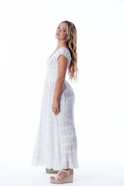 Vestido Largo June White — vista 2
