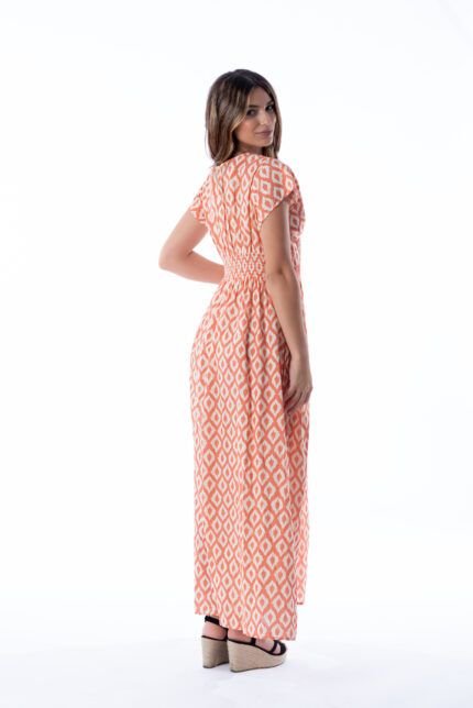 Vestido Largo Luisa Coral — vista 2