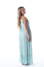Vestido Largo Marcia Aqua — vista 3