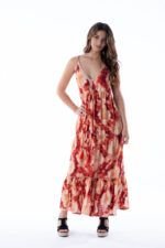 Vestido Largo Minerva Red — vista 3
