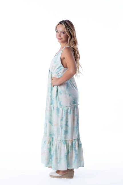 Vestido Largo Minerva Aqua — vista 2