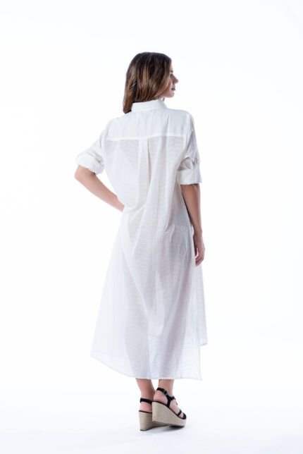 Camisa Larga Paula White — vista 2