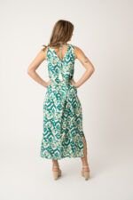 Vestido Largo Pilar Aqua — vista 3