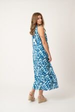 Vestido Largo Pilar Blue — vista 3