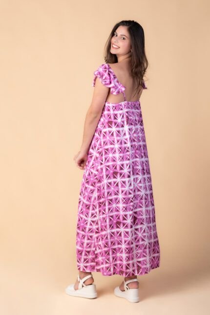 Vestido Largo Roxette Red — vista 2