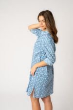 Camisa Midi Sara Blue — vista 3