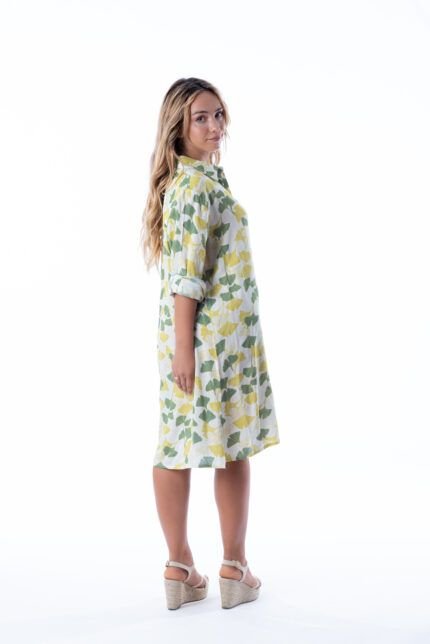 Camisa Midi Sara Green Ginko — vista 2