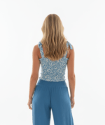 Top Bustier Long Blue Wild — vista 2