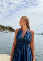 Vestido Largo Indira Indigo — vista 3