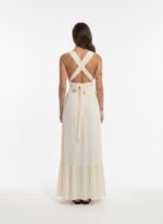 Vestido Largo Daisy Beige — vista 2