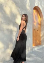 Vestido Largo Daisy Black — vista 3