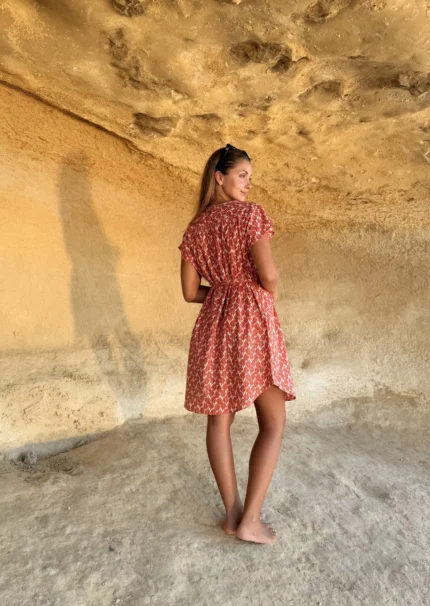 Vestido Corto Fresh Red — vista 2