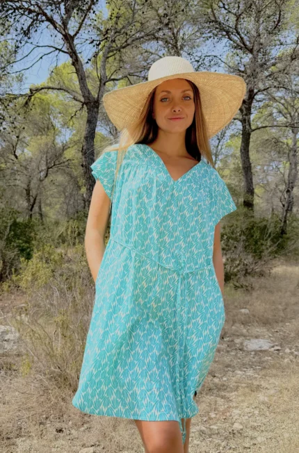 Vestido Corto Fresh Green